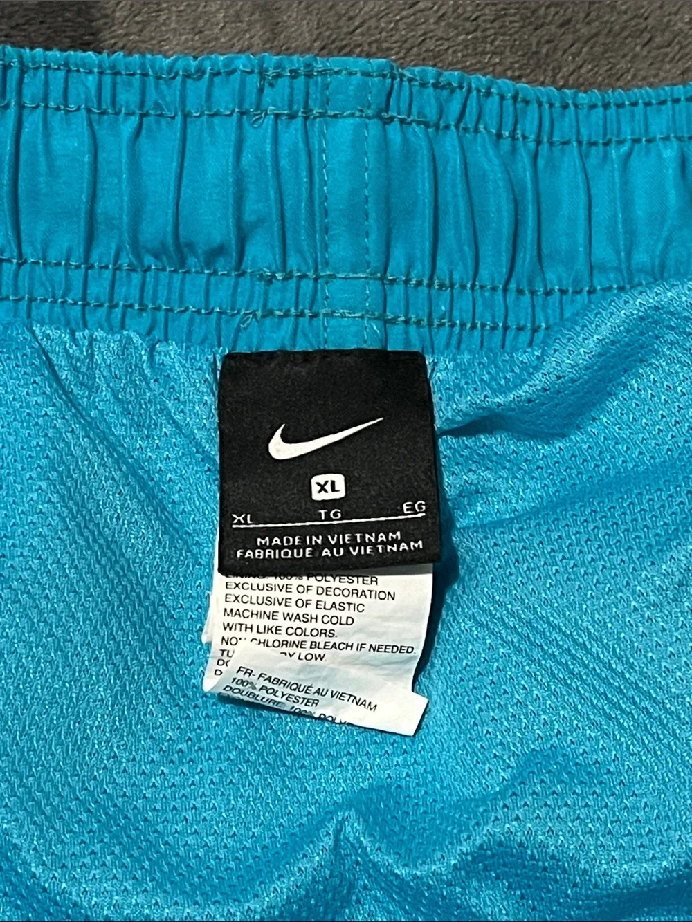 Nike Swim Volley Shorts Aqua Men XL drawstring